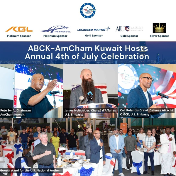 June 23, AmCham Kuwait Hosts Annual 4th of July Celebration