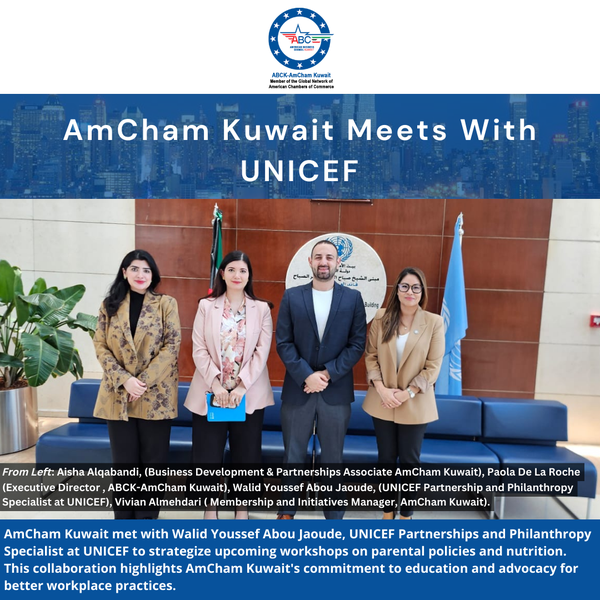 AmCham Kuwait Meets with UNICEF