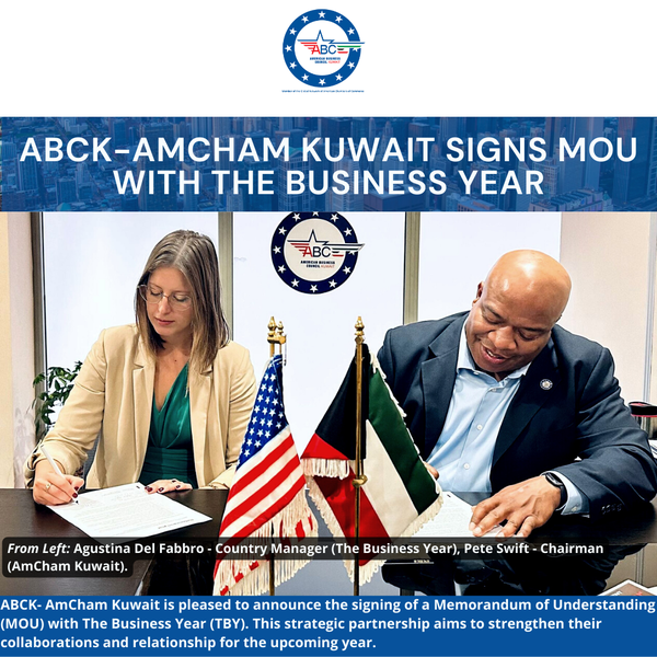 July 12, AmCham Kuwait signs MoU with The Business Year